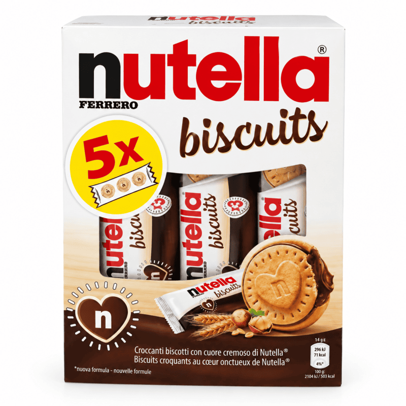 BISCUIT NUTELLA 3X5 Nutella Biscuits 5×3