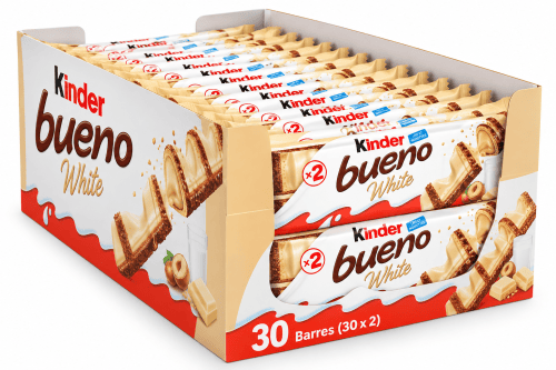 Kinder Bueno White T2 – Carton de 30
