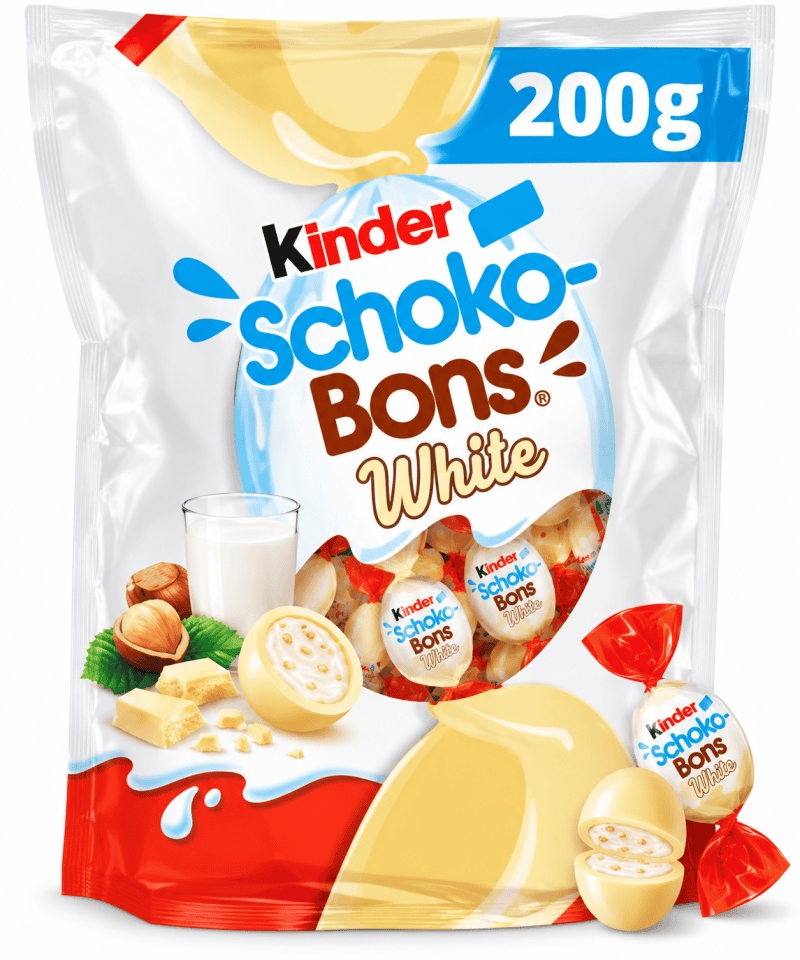 SCHOKO BONS white 200g Kinder Schoko-Bons White – 200 g